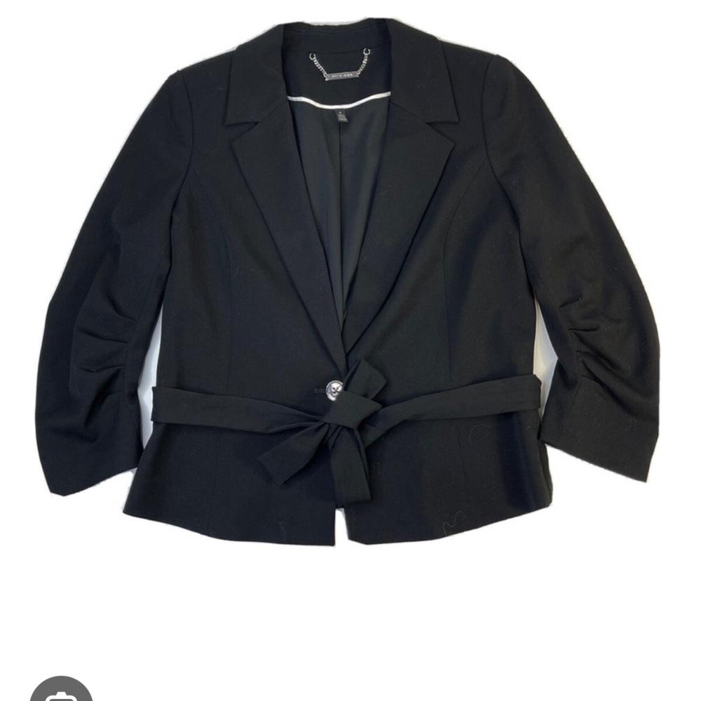 White House Black Market Black size 6 woman Blazer Tailored Fit - Picture 3 of 8